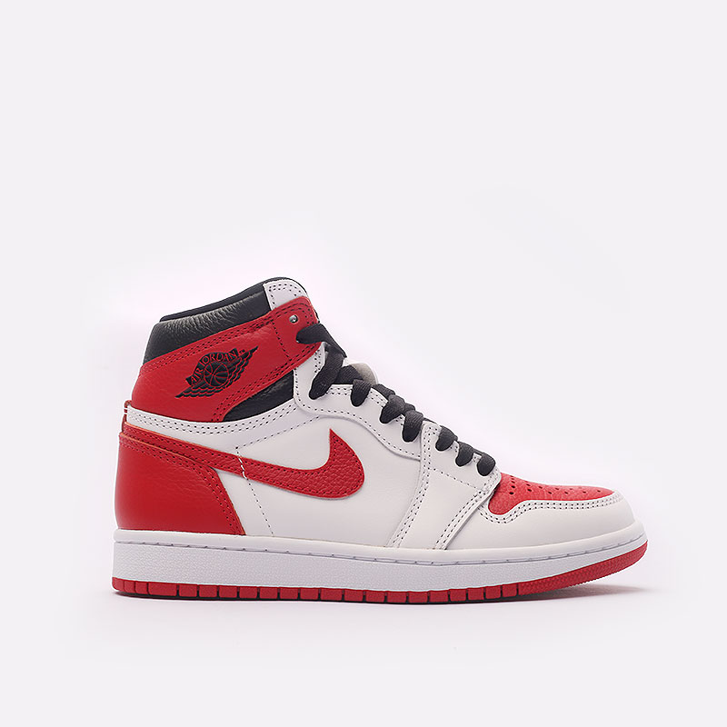  красные кроссовки Jordan Retro 1 High OG 555088-161 - цена, описание, фото 1